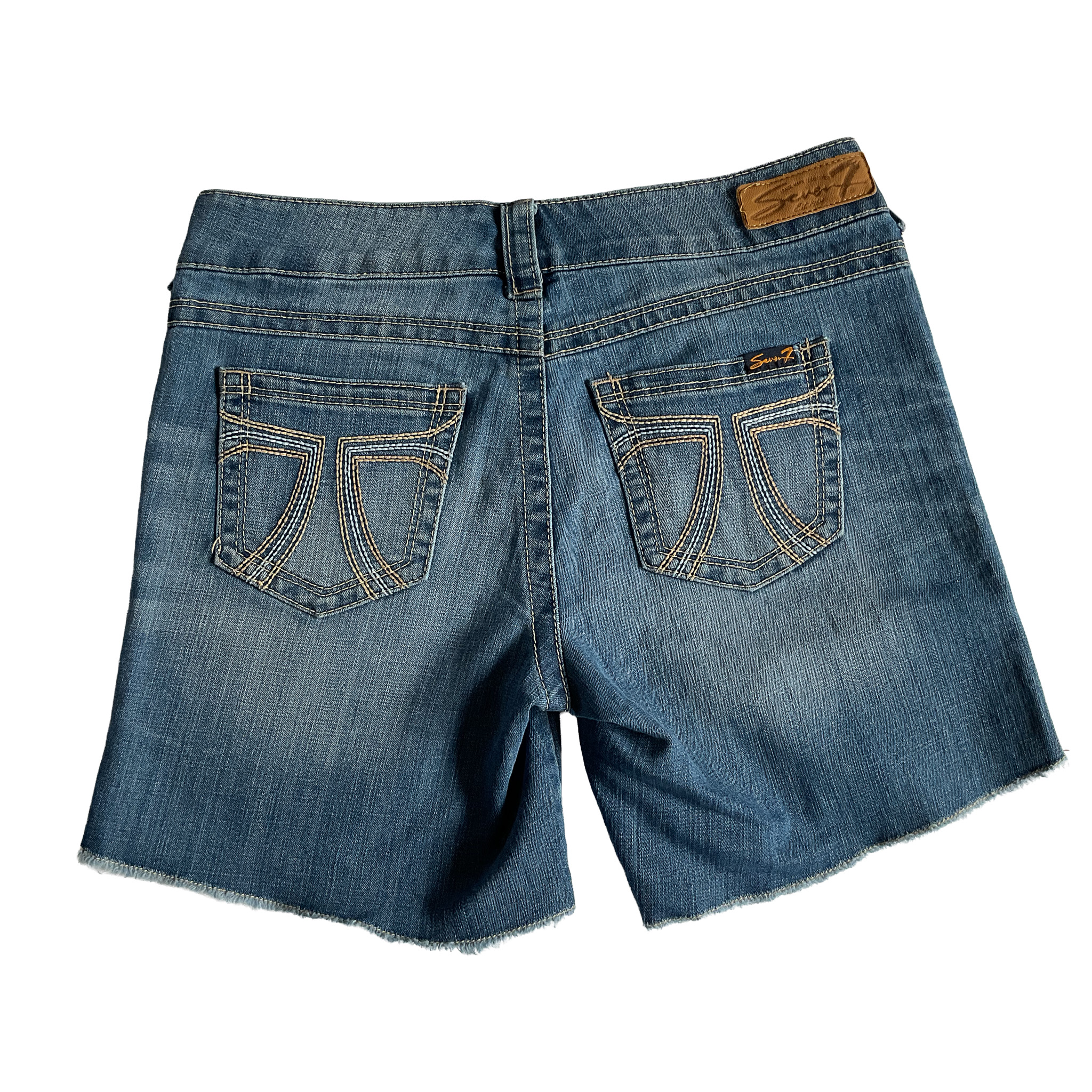 Pantalón corto seven 7  azul t-38 - Imagen 2