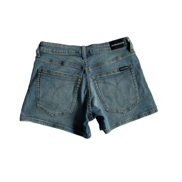 Pantalón corto calvin klein azul claro t-36/38 - Imagen 2